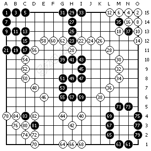 五子棋心的摆法之第3图