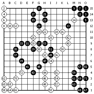 五子棋心的摆法之第4图